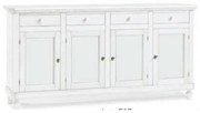 CHRISTOPHER - credenza in legno cm 196 x 43 x 98 h