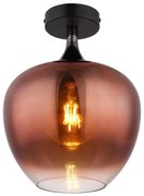 Globo 15548DG - Plafoniera MAXY 1xE27/40W/230V rame