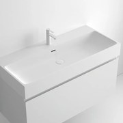 Mobile sottolavabo e lavabo Outline nero opaco L 60 x H 77 x P 45 cm