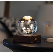 Decorazione luminosa marrone scuro con ricarica USB Amber – Gingko