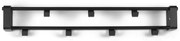 Attaccapanni da parete nero in metallo 60 cm Rex – Spinder Design