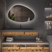 Specchio atipico con luce LED G8