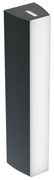 Applique Bidirezionale Nera 12W CCT, IP65 da esterno - Serie FILO Colore Bianco Variabile CCT