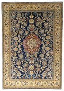 Ghom Tappeto persiano 310 x 210 Blu (Iran) Annodato A Mano