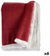 Coperta Rosa scuro Bianco 130 x 1 x 170 cm (6 Unità)