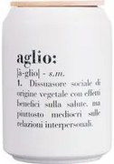 Barattolo aglio 1,6 L con coperchio e scritta Victionary