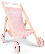 Passeggino in legno per bambole