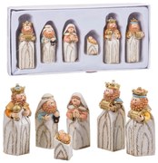 Presepe di Natale Multicolore Resina Natività/Presepe 25 x 11,5 x 3 cm