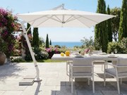 VICTOR - ombrellone da giardino decentrato metallo 3 x 3 m