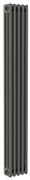 Radiatore acqua calda ERCOS Comby in acciaio 3 colonne, 5 elementi, interasse 1735 mm, grigio