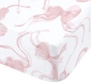 Lenzuolo con angoli bianco e rosa 150x200 cm Bow – Catherine Lansfield