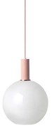 Ferm Living - Collect Lampada a Sospensione Opale Sfera Basso Rosa ferm LIVING