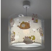 Dalber 41762E - Lampadario per cameretta KAWAII FRIENDS 1xE27/15W/230V grigio
