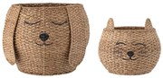 Bloomingville - Milus Basket Bankuan Grass 2 pcs. Nature Bloomingville