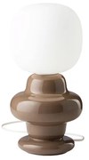 Applique Vintage Decò Copacabana Ceramica Marrone 1 Luce E27