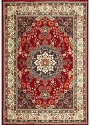 Tappeto arredo classico 100% polipropilene Kazak 316 rosso