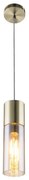 GLOBO 21000HM - Lampadario a sospensione con filo ANNIKA 1xE27/25W/230V diametro 10,5 cm ottone