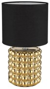 Globo 21626 - Lampada da tavolo VALENTINO 1xE14/40W/230V nero/oro
