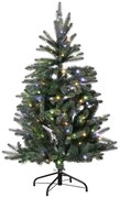 Albero di Natale Home ESPRIT Verde Metallo Polietilene 88 x 88 x 130 cm