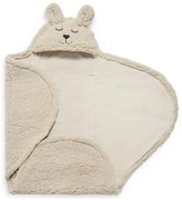 Jollein - Coperta Swaddle in pile Coniglietto 100x105 cm Torrone