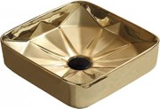 Mexen Elmira lavandino da appoggio 41 x 41 cm, oro - 22094150
