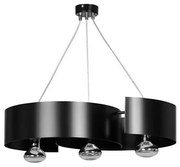 Lampadario a Sospensione VIXON 3 White o Black Colore del corpo Nero