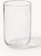 Set di 4 bicchieri in vetro soffiato con bolle d'aria Hippolyte