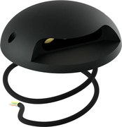 Faretto a pavimento da esterno 3W IP67 Monodirezionale - Antracite Colore Bianco Caldo 3.000K