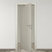 Porta tamburata rototraslante Dover grigio L 70 x H 210 cm sinistra