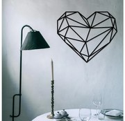 Decorazione da muro 47x40 cm cuore metallo