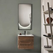 Mobile bagno 60 cm sospeso HAITI finitura Tek
