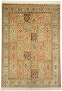 Cashmere Silk Tappeto orientale 150x220 Beige (Indian) Annodato A Mano