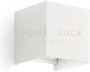 Ges860c- applique bianco a led 2 luci biemissione 3000k 590lm 2x5w ...