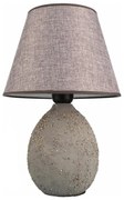Lampada da tavolo RAMZES 1xE27/40W/230V grigia