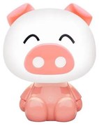 Zuma Line KDR-603B-PK - Lampada da tavolo touch per bambini PIG LED/3W/230V