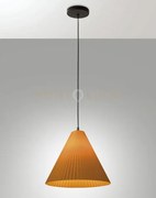 Cone sospensione senape 1 luce attacco e27 in metallo e plastica ri...