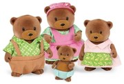 Li'l Woodzeez - Set di miniature HEALTHNUGGLE famiglia di orsi