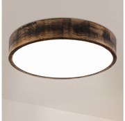 Brilagi - Plafoniera LED CARVALHO SMOKEY LED/36W/230V, finitura in rovere, diam. 47,5 cm