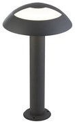 Paletti Moderno Mushroom Alluminio Grigio Policarbonato Led 15,3W 4000K 45Cm