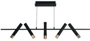 Cilindro 5lt bar pendant - metallo nero e oro