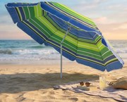 ombrellone da spiaggia poly tondo 1,80 m / palo da 22 mm