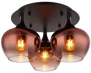 Globo 15548-3DG - Lampadario a plafone MAXY 3xE27/40W/230V rame