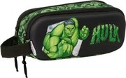 Portaoggetti Doppio Hulk Nero Verde 21 x 8 x 6 cm 3D