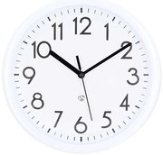 Nedis CLWA105WT - Orologio da parete Ø 22 cm 1xAA bianco