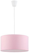 Lampadario a sospensione con filo RONDO KIDS 1xE27/15W/230V rosa