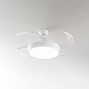 Ventilatore con struttura in metallo. Colore bianco opaco (ULTIMI DISPONIBILI - N°2)