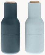Set macina sale e pepe con coperchio in legno di faggio Bottle Grinder 2 pz