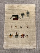 Gashguli Tappeto 40 x 60 Beige (Iran) Annodato A Mano