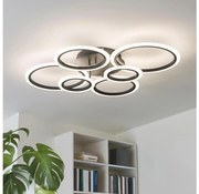 Brilagi - Lampadario a plafone LED dimmerabile ORBITS LED/85W/230V 3000-6500K nero + +TC