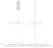 Sospensione led kinetic bianca 40w 5100lm cct 117,2x6x105cm led-kin...